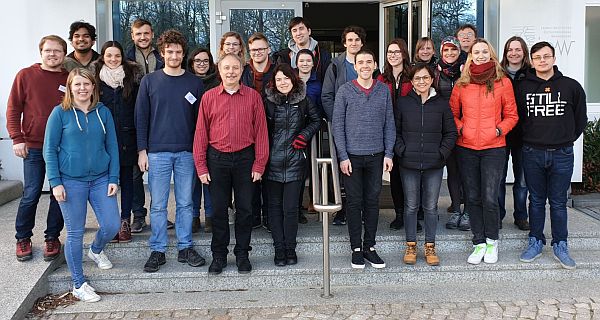 Group photo of the Baltic Earth Winter school at IOW 2019